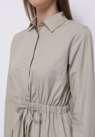 Regular Fit  Kadın Yeşil  Elbise