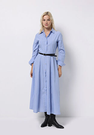 Regular Fit  Kadın Mavi  Elbise