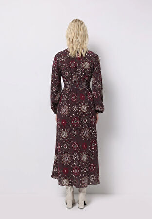 Regular Fit  Kadın Çok Renkli  Elbise