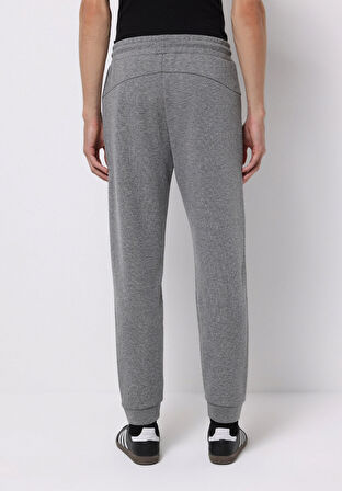 Regular Fit Orta Bel Düz Erkek Antrasit Eşofman Altı