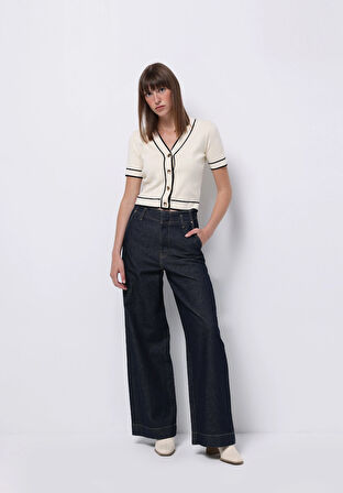 Regular Fit   Kadın Ekru Hırka