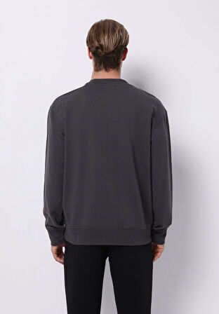 Comfort Fit   Erkek Antrasit Sweatshirt