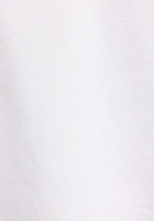 Comfort Fit   Erkek Beyaz Sweatshirt