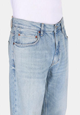 Balloon Fit   Erkek İndigo Jean Pantolon