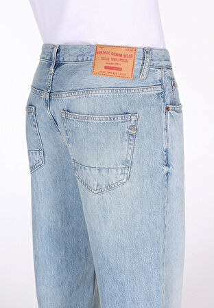 Balloon Fit   Erkek İndigo Jean Pantolon
