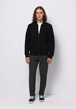 Slim Fit    Erkek Siyah Ceket