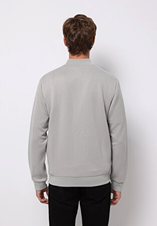 Slim Fit    Erkek Gri Ceket