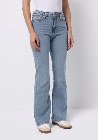 Regular Fit   Kadın İndigo Jean Pantolon