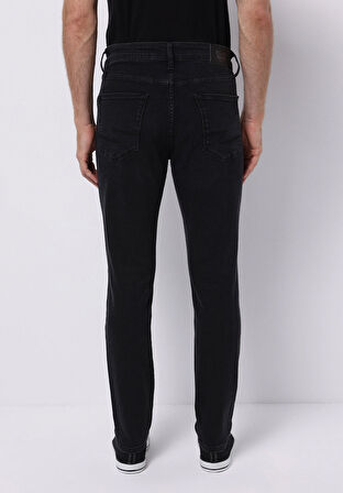 Skinny Fit   Erkek Siyah Jean Pantolon