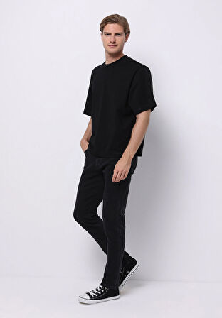 Skinny Fit   Erkek Siyah Jean Pantolon
