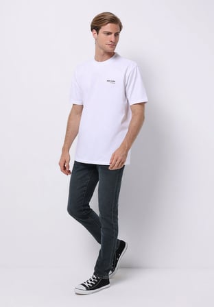 Slim Fit   Erkek Yeşil Jean Pantolon