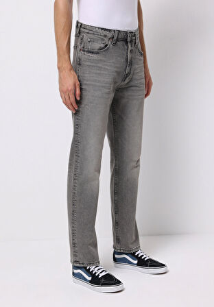 Regular Fit   Erkek Siyah Jean Pantolon