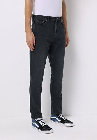 Regular Fit   Erkek Koyu İndigo Jean Pantolon
