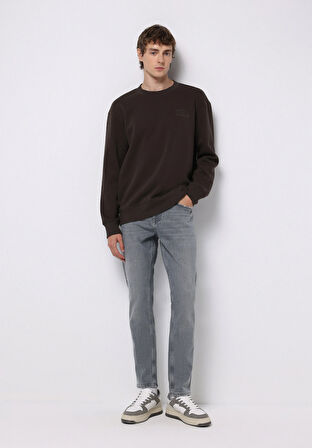 Regular Fit   Erkek Açik İndigo Jean Pantolon