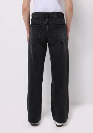 Straight Fit   Kadın Siyah Jean Pantolon
