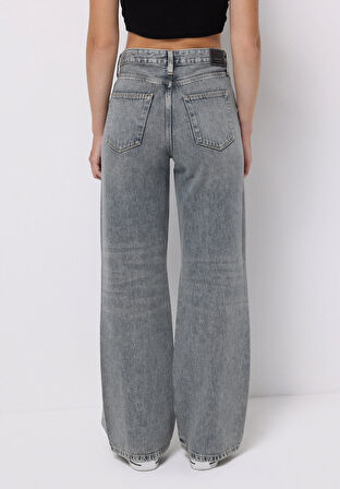Regular Fit   Kadın İndigo Jean Pantolon