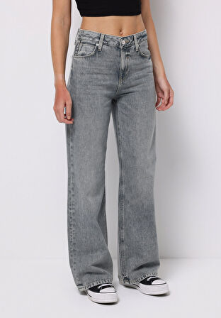 Regular Fit   Kadın İndigo Jean Pantolon