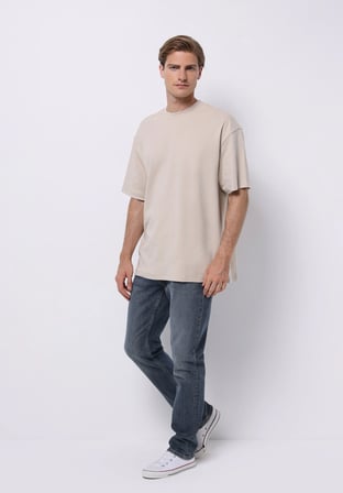 Straight Fit   Erkek İndigo Jean Pantolon