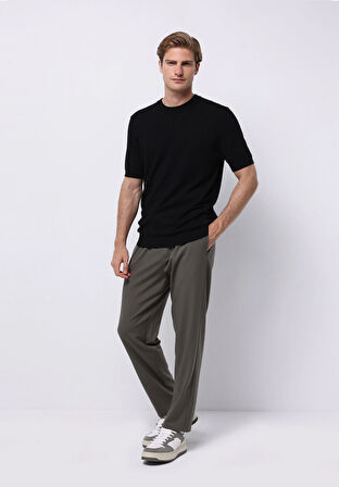 Regular Fit   Erkek Siyah  Kazak