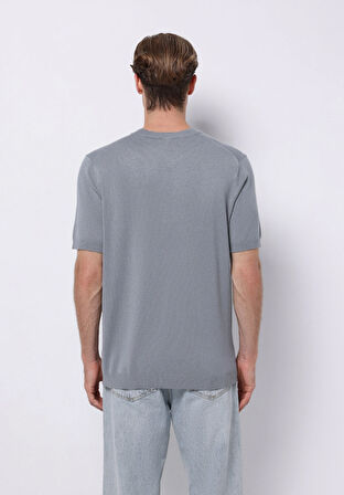 Regular Fit   Erkek Yeşil  Kazak