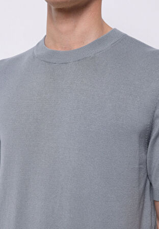 Regular Fit   Erkek Yeşil  Kazak