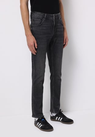 Straight Fit   Erkek Siyah Jean Pantolon