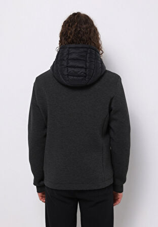 Slim Fit     Erkek Gri Mont