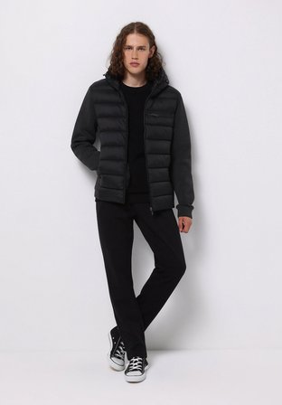 Slim Fit     Erkek Gri Mont