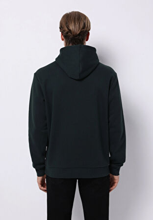 Regular Fit   Erkek Yeşil Sweatshirt