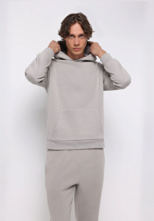 Regular Fit   Erkek Gri Sweatshirt