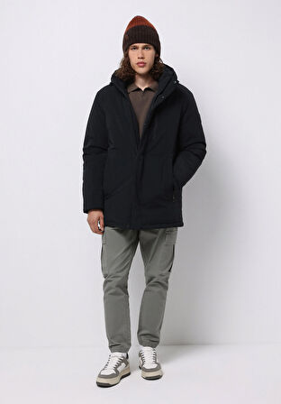 Regular Fit     Erkek Lacivert Mont