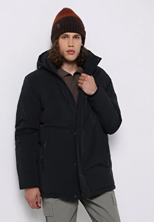 Regular Fit     Erkek Lacivert Mont