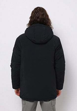 Regular Fit     Erkek Lacivert Mont