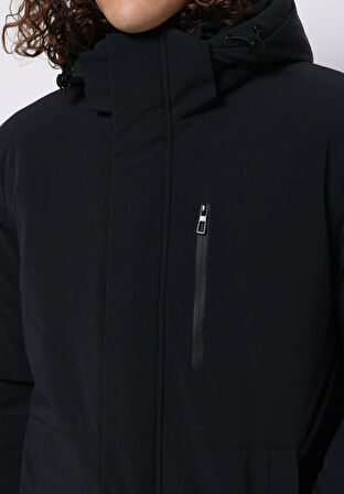 Regular Fit     Erkek Lacivert Mont