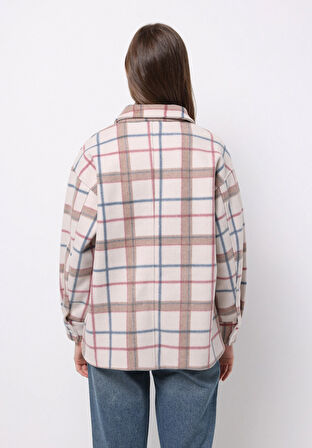 Regular Fit   Kadın Beyaz  Gömlek