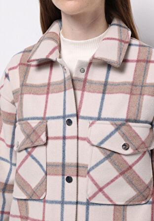 Regular Fit   Kadın Beyaz  Gömlek