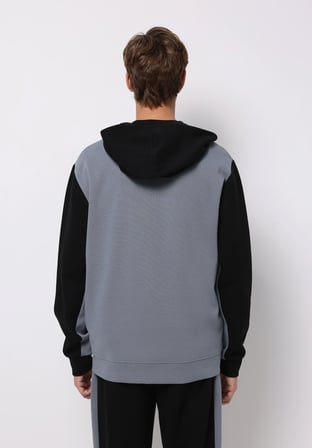 Regular Fit   Erkek Siyah Sweatshirt