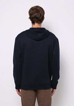 Comfort Fit   Erkek Lacivert Sweatshirt