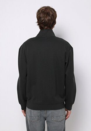 Comfort Fit   Erkek Yeşil Sweatshirt