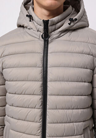 Slim Fit     Erkek Bej Mont