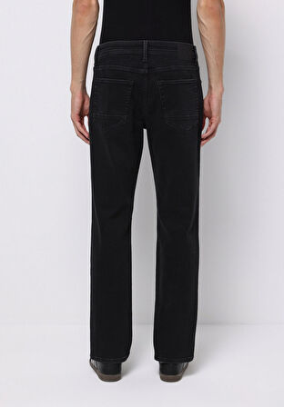 Regular Fit   Erkek Lacivert Jean Pantolon