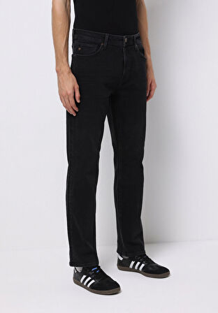 Regular Fit   Erkek Lacivert Jean Pantolon