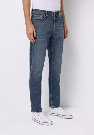 Straight Fit   Erkek Siyah Jean Pantolon