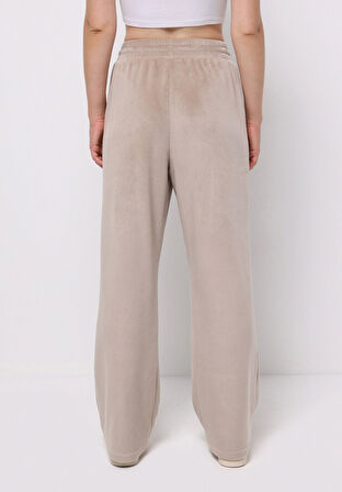 Regular Fit Orta Bel Düz Kadın  Eşofman Altı