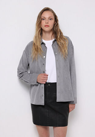 Mini Düz Fermuarlı Kadın Siyah Etek