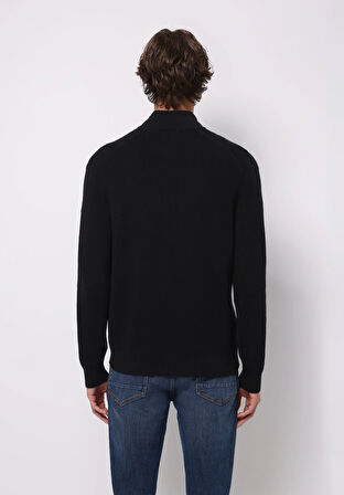 Regular Fit   Erkek Antrasit Hırka