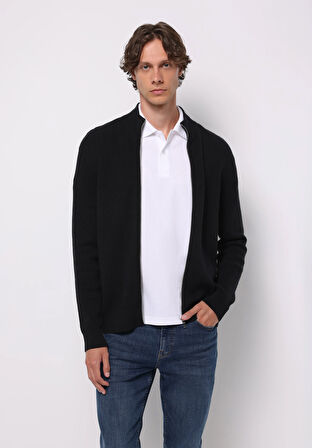 Regular Fit   Erkek Antrasit Hırka