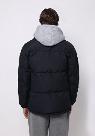 Regular Fit     Erkek Lacivert Mont