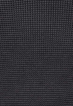 Regular Fit Yuvarlak Yaka Jakarlı Erkek Antrasit Kazak