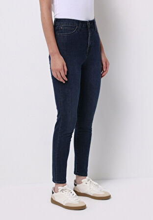 Skinny Fit   Kadın Lacivert Jean Pantolon